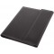 SALVO 30068 Conferencier en similicuir avec bloc, compartiment pour stylo et compartiment pour cartes de visite Noir Format A4 3