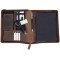 Pride & Soul 30123 Organiseur A5 Chrono en cuir veritable Marron 27 x 20,5 cm