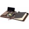 Pride & Soul 30123 Organiseur A5 Chrono en cuir veritable Marron 27 x 20,5 cm