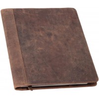 Pride & Soul 30122 Porte-documents A4 Winston en cuir veritable Marron 32 x 26 cm