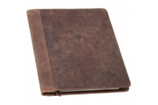 Pride & Soul 30122 Porte-documents A4 Winston en cuir veritable Marron 32 x 26 cm
