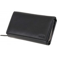 Accessoire de Voyage - Portefeuille, ca. 15x 10,5 x 4,5 cm, Schwarz