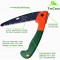 TerCasa® Scie a  main pliante avec fermeture de securite - Longueur de la lame : 16 cm - Lame de scie en acier inoxydable - Pour