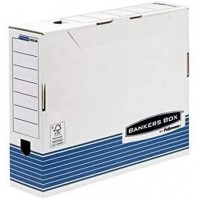 Lot de 10 : Fellowes 0023601 Boite de rangement en papier Bleu Format A3 108 x 331 x 442 mm 100 x 315 x 430 mm