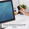 Fellowes Disque nettoyant pour la lentille de CD/DVD, nettoyage rapide, 99761