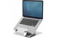 Fellowes support d'ordinateur portable Hylyft en aluminium, leger, avec pochette de rangement, 6 reglages en hauteur