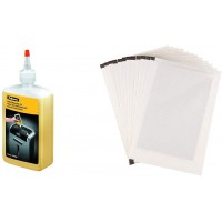 Fellowes 35250 Flacon d'Huile Lubrifiante pour Destructeurs de Documents Coupe Croisee - 355ml & Amazon Basics Lot de 12 feuille