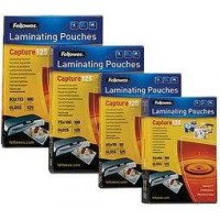 Boite de 100 pochettes Capture125, format 54x86mm, 2 x 125µ - Lot de 5