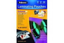 Fellowes Pochette a  plastifier Super Quick, A4, 160 microns