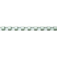 Fellowes - 5346206 - Pack de 100 Anneaux plastiques - 12 mm - Blanc