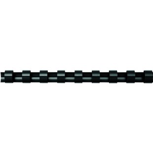 Fellowes - 5346907 - Pack de 100 Anneaux plastiques - 14 mm - Noir