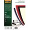 Fellowes - 5373702 - Pack de 25 Couvertures Grain Cuir - A4 - Rouge