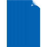 Fellowes - 5377101 - Pack de 100 Couvertures PVC A4-200 Microns - Transparent Bleu