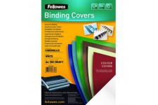 Fellowes - 5378001 - Chromolux - Pack de 100 Couvertures de Reliure Brillantes A4 - Blanc