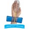 Fellowes 9182201 'Health-V' Crystal Tapis de souris ergonomique avec repose-poignet Bleu