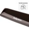 Fellowes Repose Poignets pour clavier Crystal Gel, repose-poignet ergonomique en gel transparent noir, 15 x 58 x 471 mm