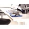 Fellowes Tapis de Souris Repose Poignet Crystal Gel, Tapis de Souris Ergonomique, en Gel Transparent Bleu & 91177-72 