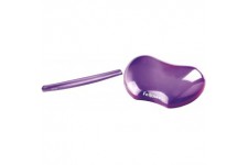 Fellowes 91437 Repose-Poignets Ergonomique pour Clavier Crystal Gel Violet & - 91477-72 - Gel Crystal - Repose-Poignet Gel - Lil
