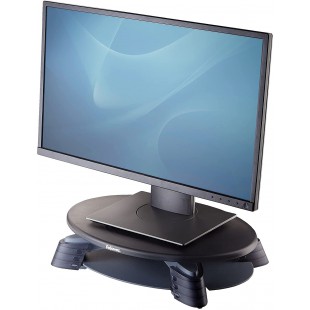 Fellowes support moniteur pivotant, 3 hauteurs possibles, pour ecran PC jusqu'a  17", plateforme tournante a  45°, espace de ran