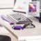 Fellowes Mini Repose Poignet Crystal Gel, Mini Repose-Poignet Ergonomique pour Souris Gel Transparent Violet, 18 x 122 x 88 mm 9