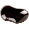 Mini repose poignet Crystal Gel Fellowes, mini repose-poignet ergonomique pour souris gel transparent noir, 18 x 122 