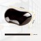 Mini repose poignet Crystal Gel Fellowes, mini repose-poignet ergonomique pour souris gel transparent noir, 18 x 122 