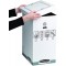 Lot de 5 : Bankers Box 0193201 bacs de recyclage en carton, FSC, blanc/gris