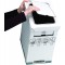 Lot de 5 : Bankers Box 0193201 bacs de recyclage en carton, FSC, blanc/gris