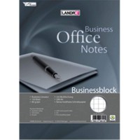 LANDRe Collegeblock Business Bloc de 100 Feuilles quadrillees 10 mm 80 g/m² Format A4