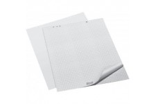 Lot de 5 : LANDRe 419000006LANDR Bloc de Flip Chart, 20feuilles, blanches, 680x 990mm