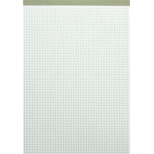 Bloc-notes recycle A5, quadrille 50 feuilles 60g sans couverture