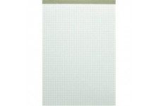 Bloc-notes recycle A5, quadrille 50 feuilles 60g sans couverture