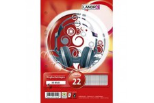  - LANDRe Feuillets mobiles "pro terra" pour classeur, A5, quadrille, perforation a 6 trous, 50 feuilles, 70 g/m2 s