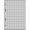 - LANDRe Feuillets mobiles "pro terra" pour classeur, A5, quadrille, perforation a 6 trous, 50 feuilles, 70 g/m2 s
