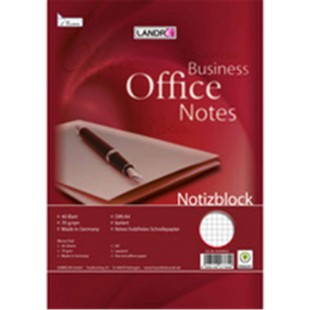 LANDRe 100050244 LANDR Bloc Lettres"Business Office Notes, DIN A4, quadrille
