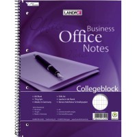 LANDRe Cahier 100050245 "Pocket Notes, ligne Rouge