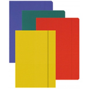 Lot de 10 : LANDRe Folio Diaren carnet brillant, A4, quadrille, 40f