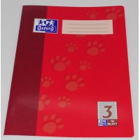 Oxford 385401603/100050402 Junior Cahier A4, 3eme Annee, 90 g/m², 16 feuilles, en 4 assortis