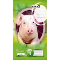 LANDRe Bloc scolaire"pro terra", format A4, lineature 3