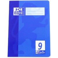 Oxford 384501609/100050371 Cahier Format A5, lineature 9 ligne/marge 9 mm, 90 g/m², de 4 assortis
