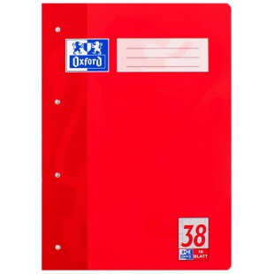 Oxford 100050318 Cahier Format A4/16 feuilles lineature 38
