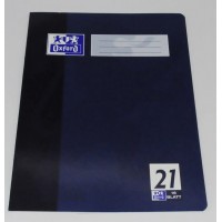 Oxford 384401621/100050307 Cahier Format A4, lineature 21 ligne 9 mm, 90 g/m², 4 voies assortis