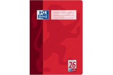 Cahier d'ecole Oxford - A4-32 pages - Papier optique 90 g/m² Lineature 26, a  carreaux avec marge 1 Stuck 1er-Pack