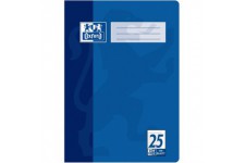 Oxford Cahier d'ecole - A4 - 32 pages - Papier optique 90 g/m² Lineature 25, ligne avec marge bleu 1er-Pack