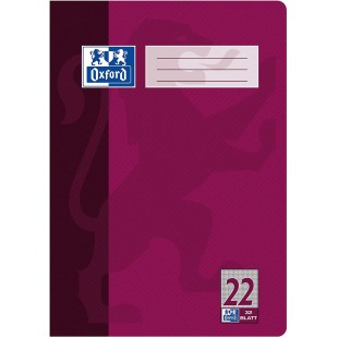 Cahier d'ecole Oxford - A4-32 pages - Papier optique 90 g/m² Lineature 22 - A carreaux 1 Stuck 1er-Pack