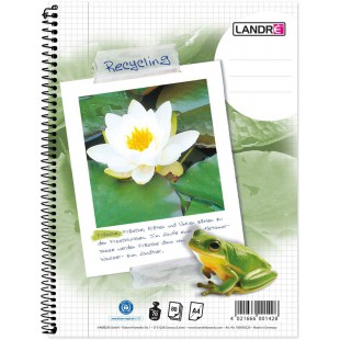 LANDRe Collegeblock '' Format A4 +, quadrille, 80 feuilles