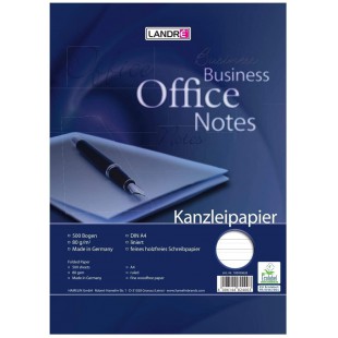 LANDRe Papier ministre"Office | 500 Cabinet Archet | 80 g/m² | sans bois Ligne"Office", 80 g/m² Papier