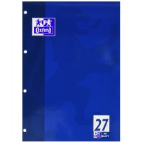 Bloc notes lycee professionnel A4 lineature 27 avec bord double ligne 50 feuille