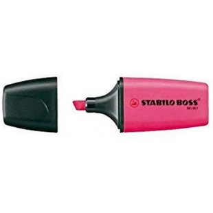 STABILO - 07/56 - Boss Mini - Marqueur Rose - une piece