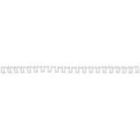 GBC IB165085 Lot de 100 Peignes metalliques MultiBind Blanc